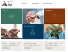 Tablet Screenshot of phycarehospital.com